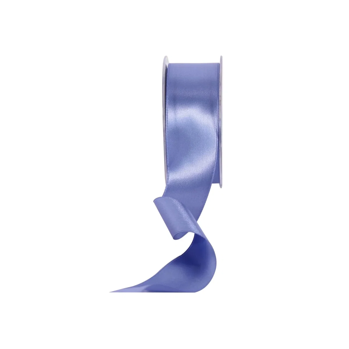 Cornflower Blue Satin Ribbon Purple - Purple