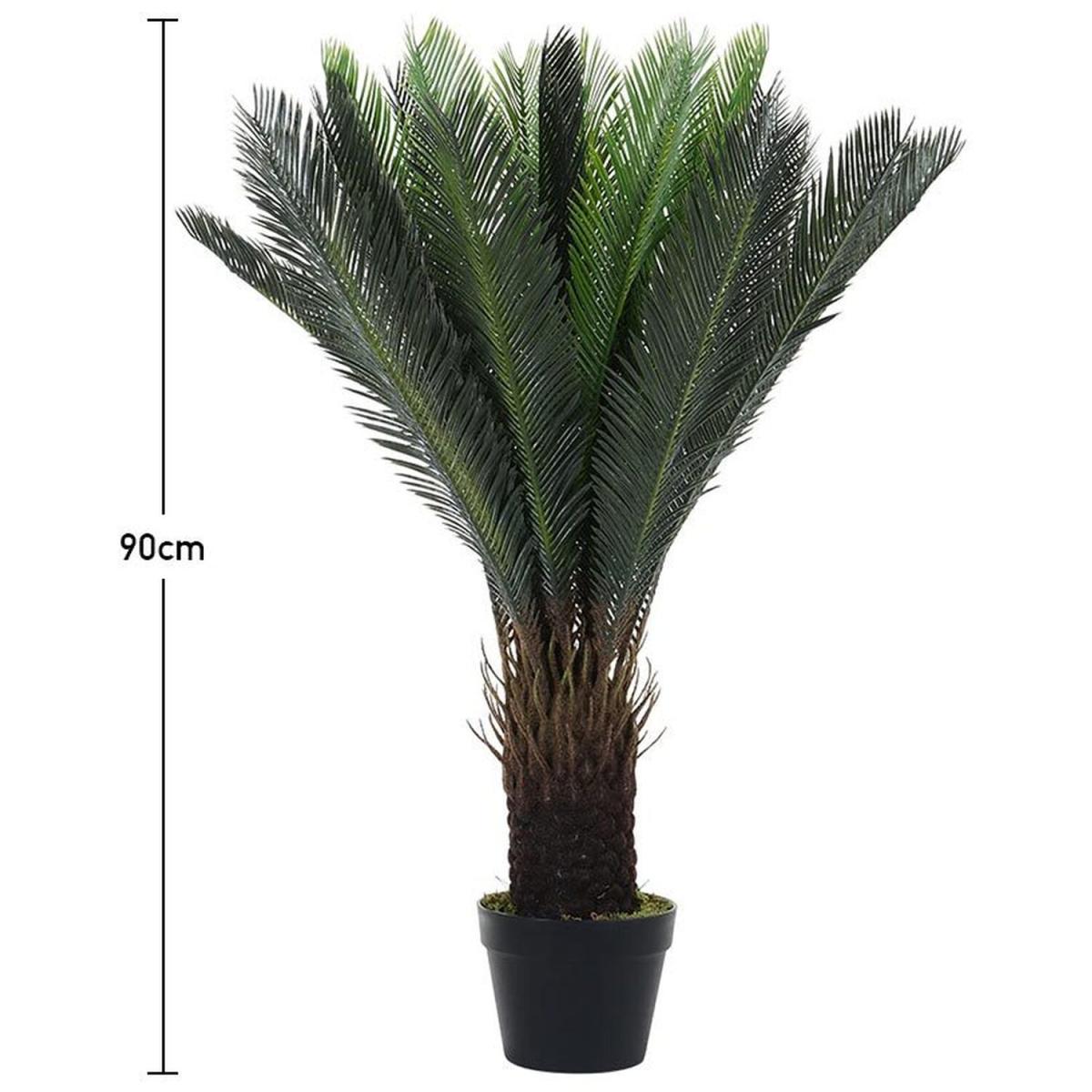 Artificial Cycas Decorative Plant in Planter - Green – image 4