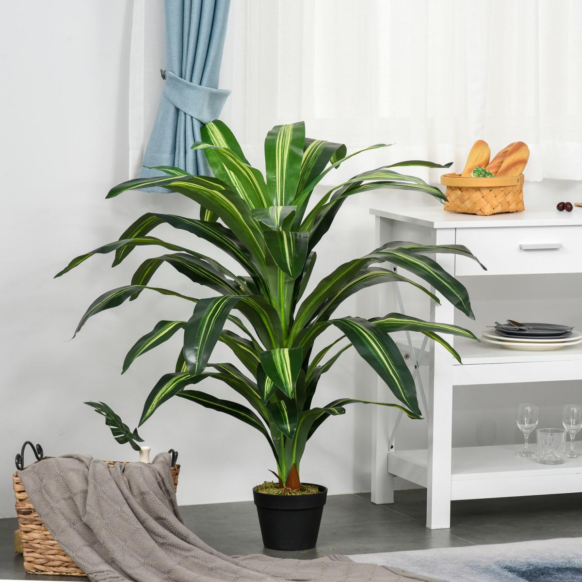 Artificial Dracaena Plant - Green – image 8
