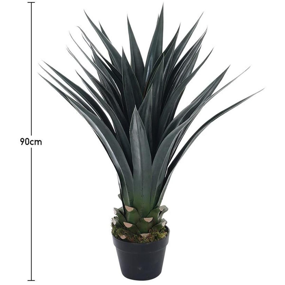 Tall Artificial Gladiolus Potted Tree Home Decoration - Green – image 3