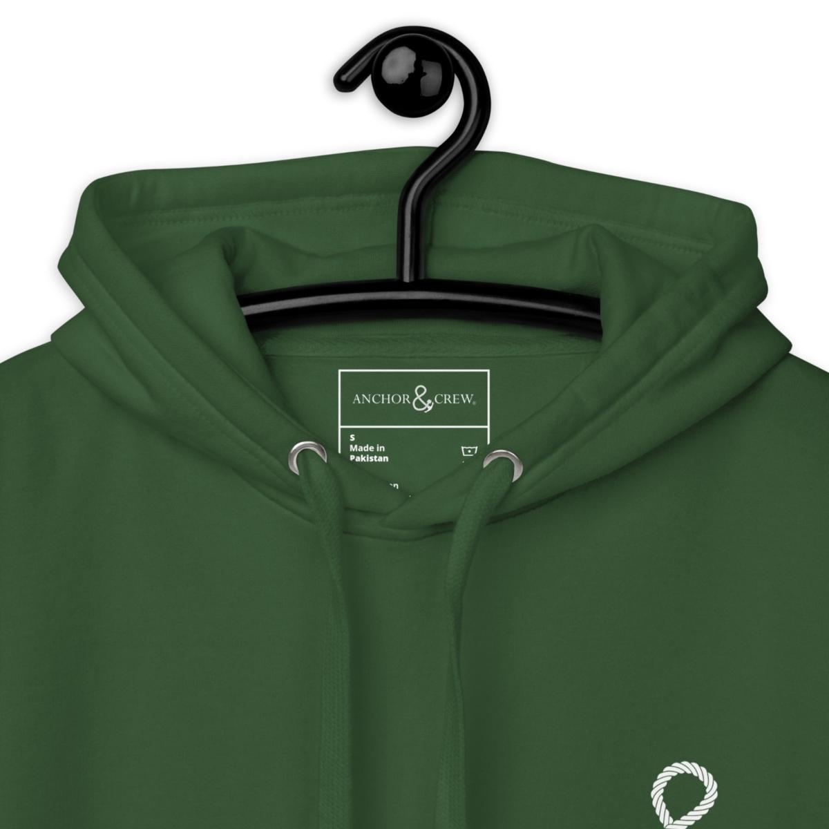 Forest Green Cactus Slow Sundays Running Club Cotton Blend Hoodie - Women | XXL | Anchor & Crew – image 4