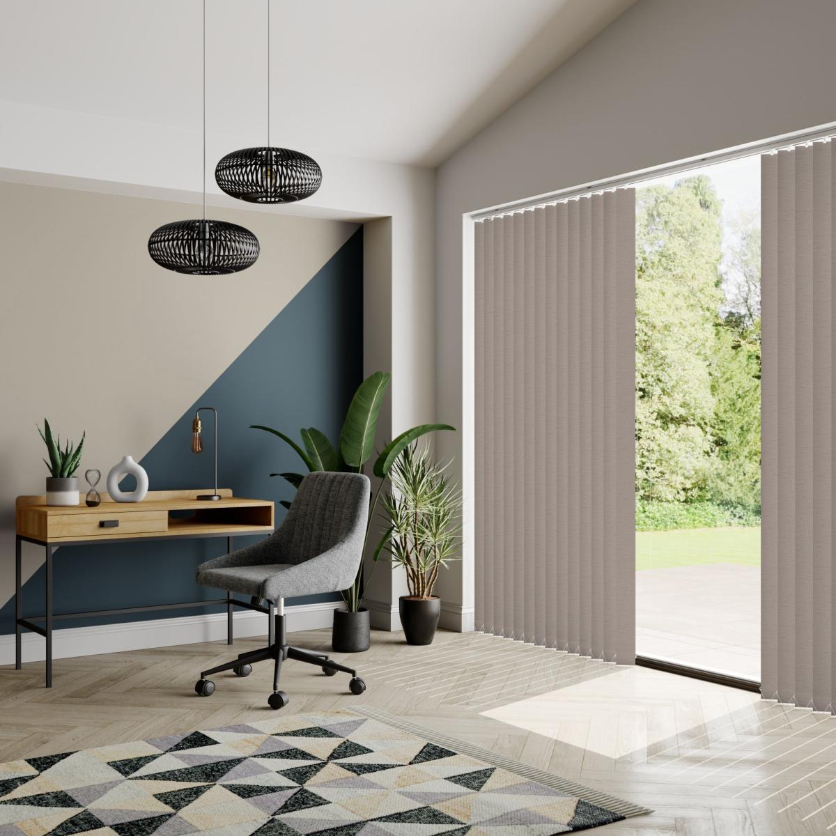 Estella Made to Measure Vertical Blind Brown – image 3