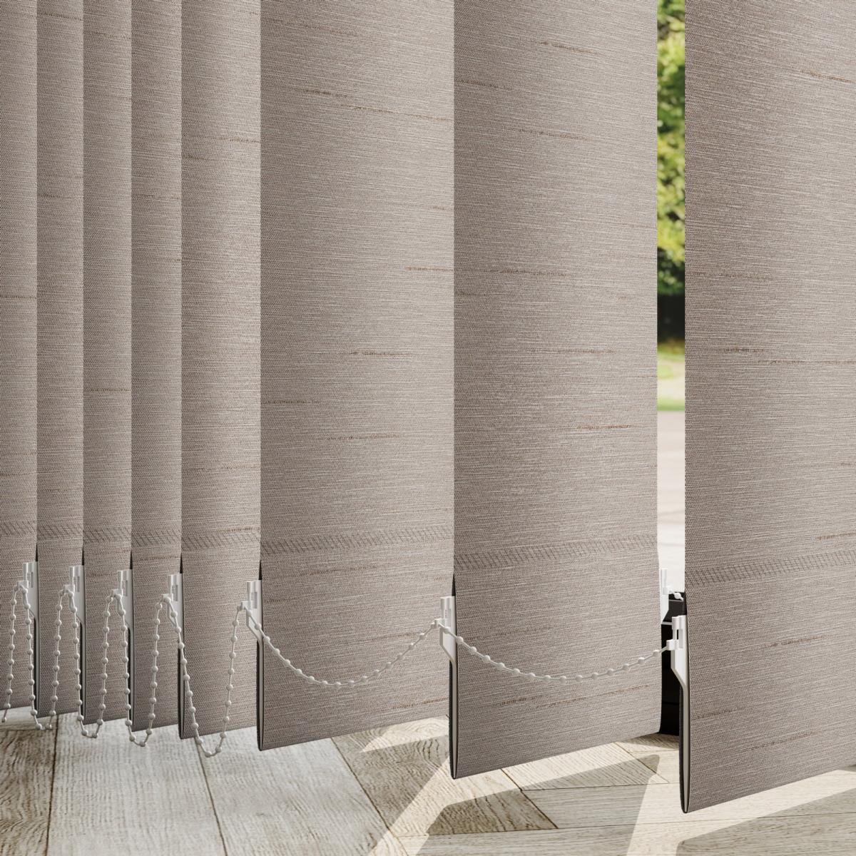 Estella Made to Measure Vertical Blind Brown – image 1