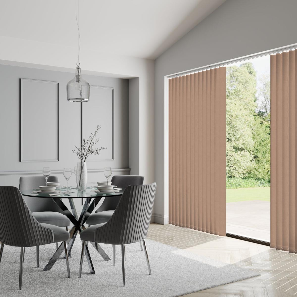 Cavalli Made to Measure Vertical Blind Brown – image 3