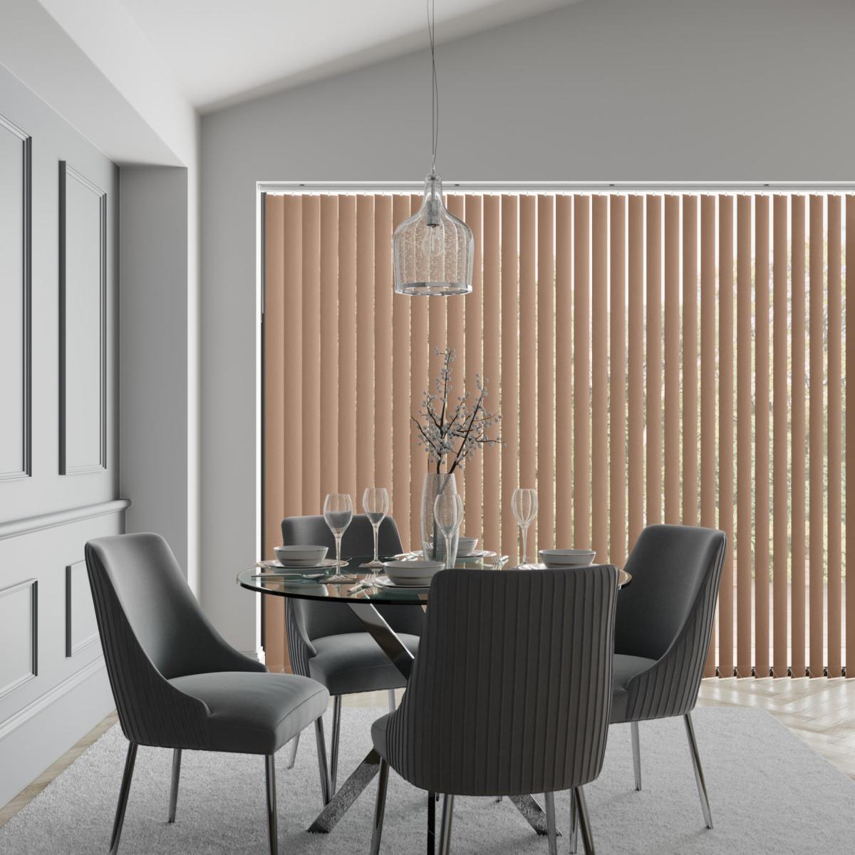 Cavalli Made to Measure Vertical Blind Brown – image 4
