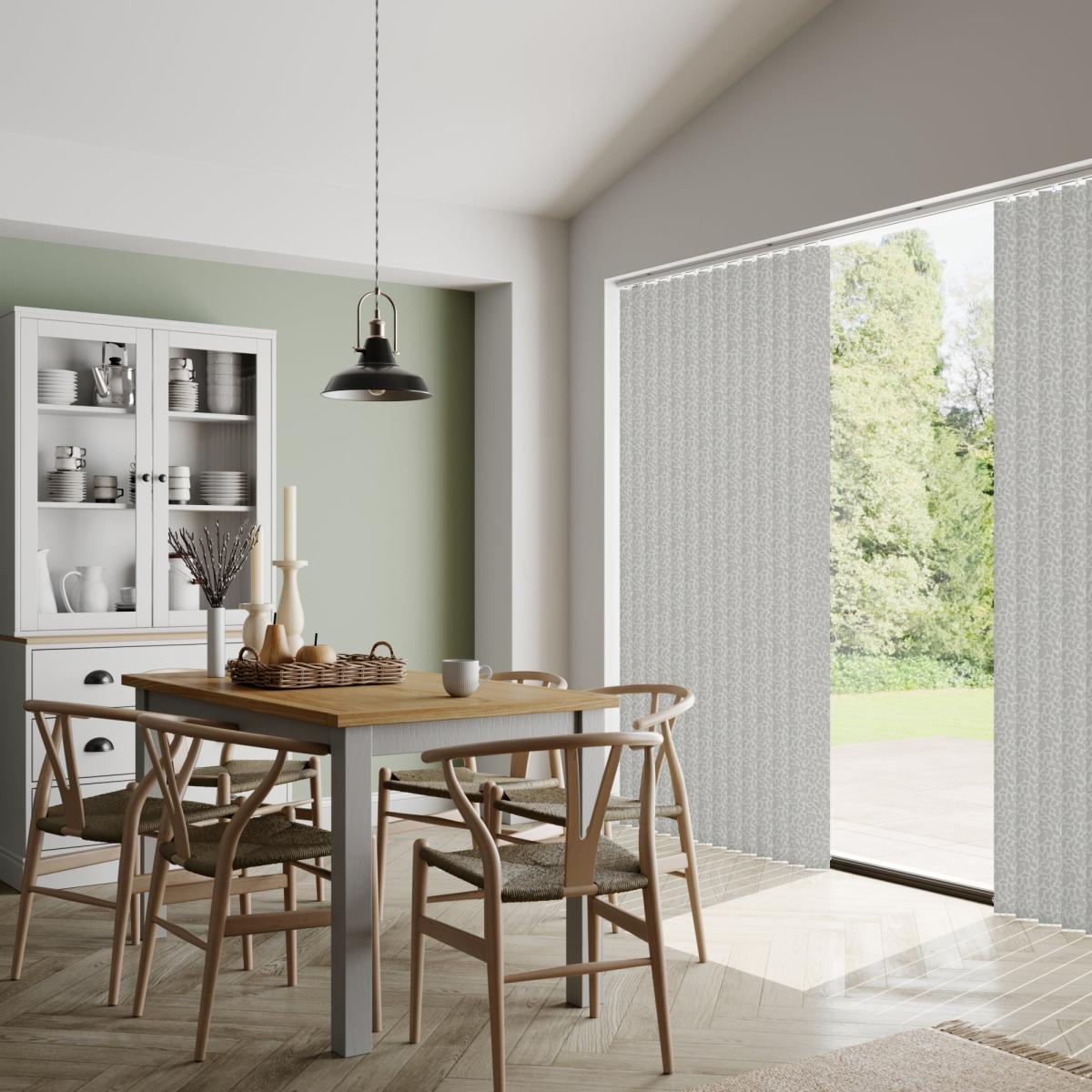 Isla Made to Measure Vertical Blind Grey – image 3