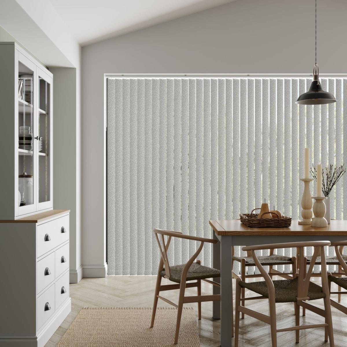 Isla Made to Measure Vertical Blind Grey – image 4