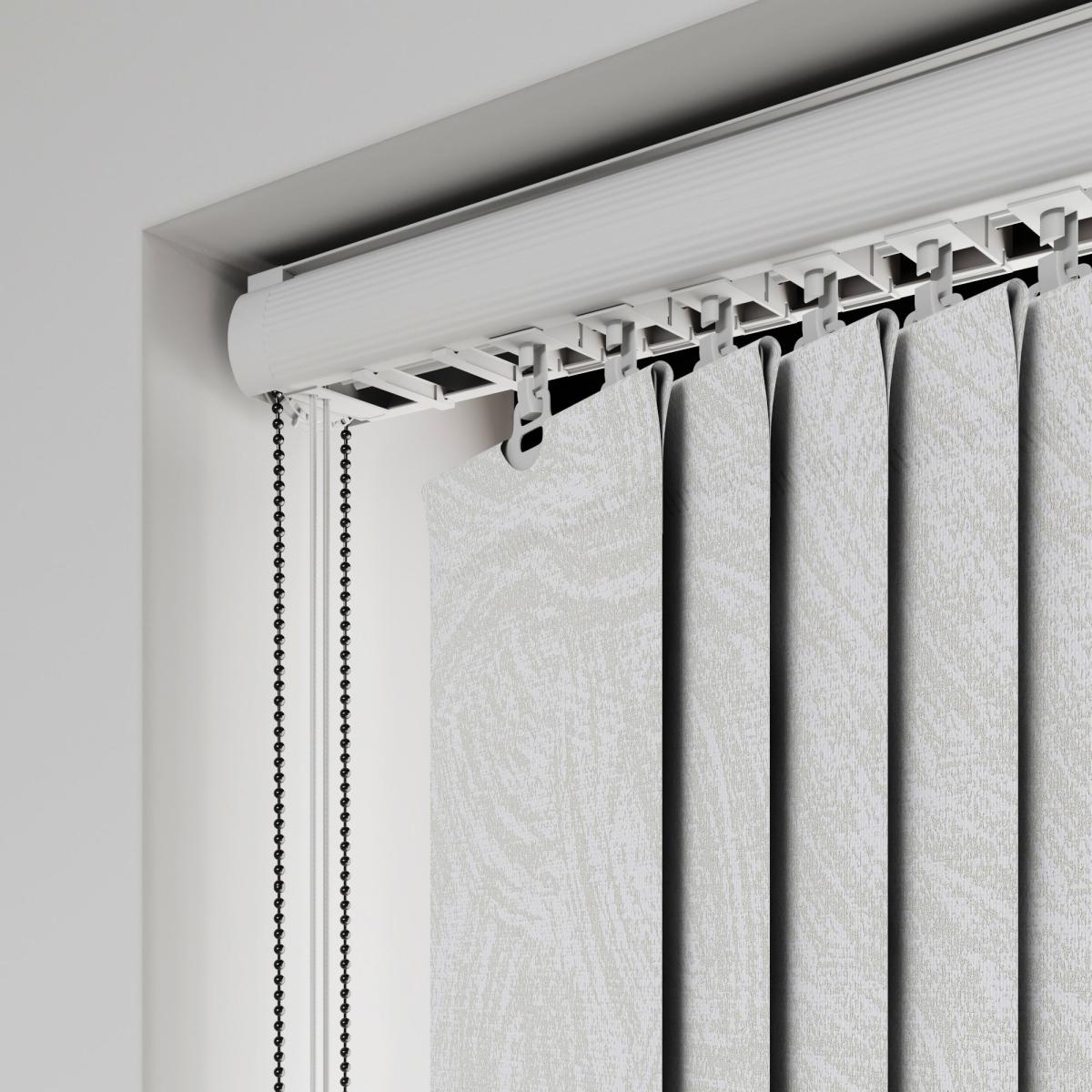 Samba Made to Measure Vertical Blind White/Grey – image 6