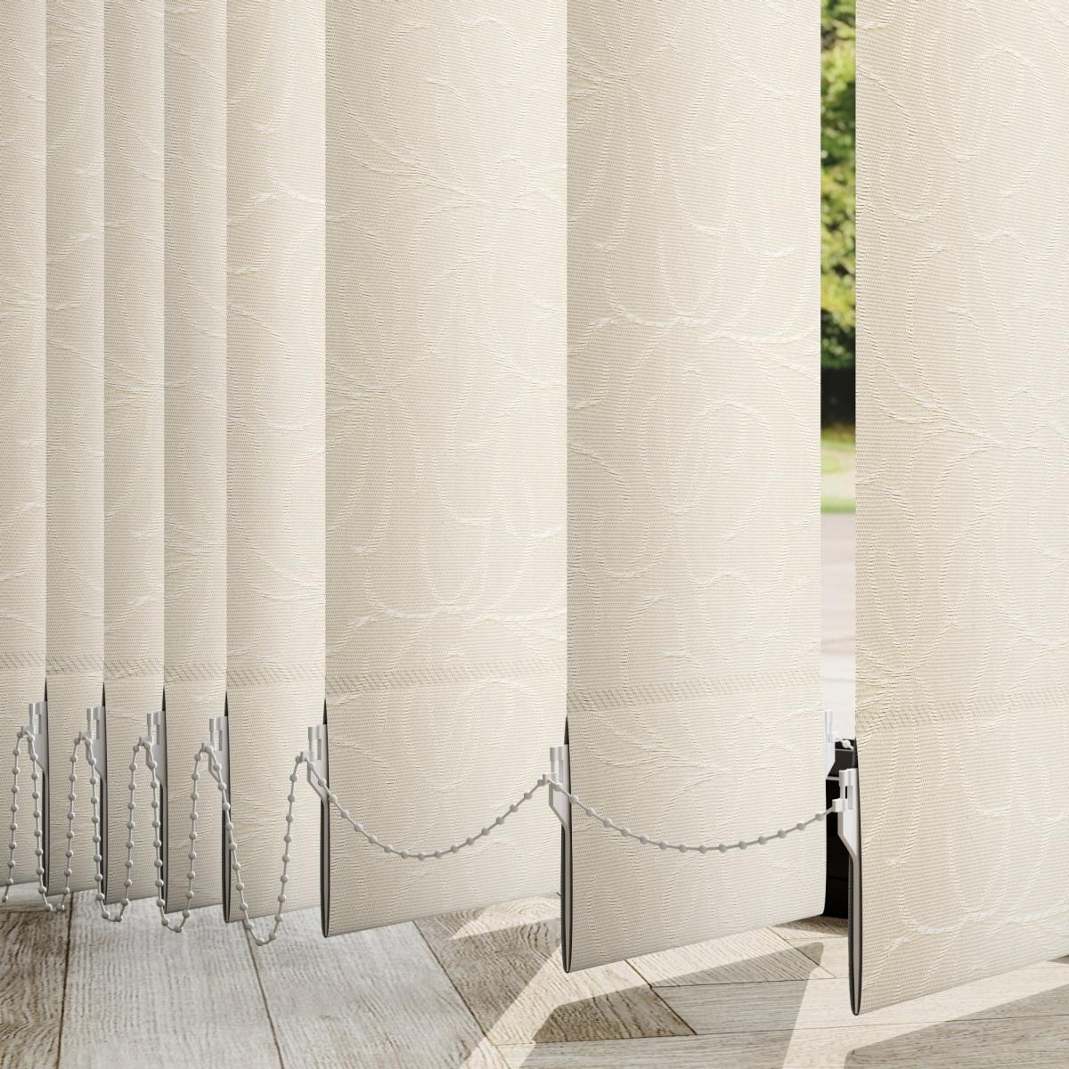 Ophelia Made to Measure Vertical Blind Cream – image 1