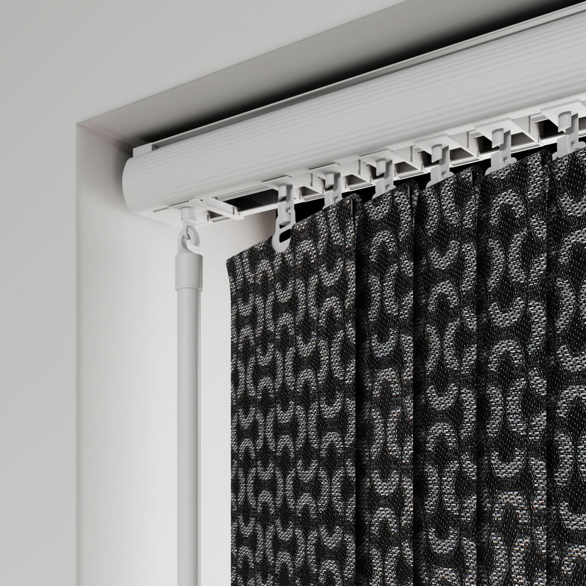 Xanadu Made to Measure Vertical Blind Black/Blue – image 7