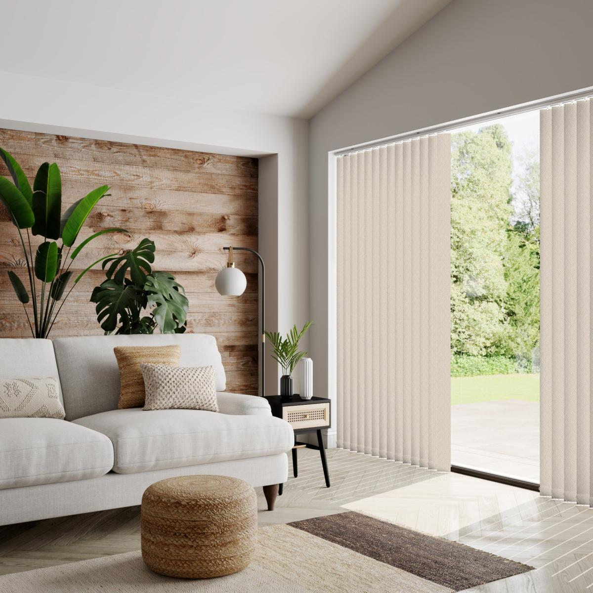 Neptune Made to Measure Vertical Blind Beige – image 3