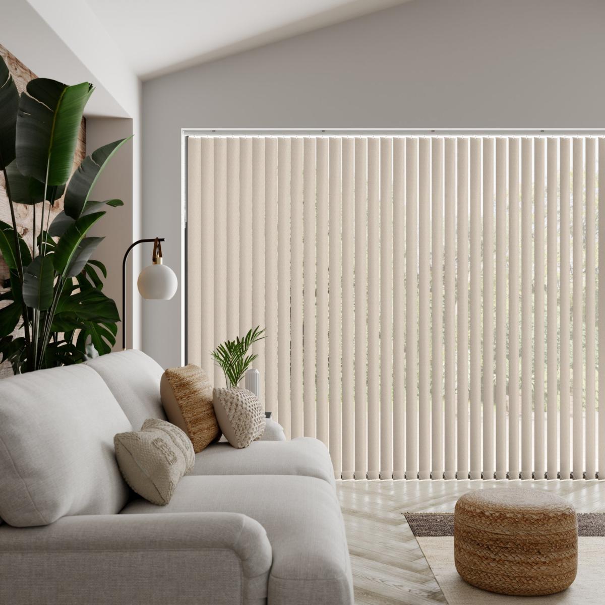 Neptune Made to Measure Vertical Blind Beige – image 4