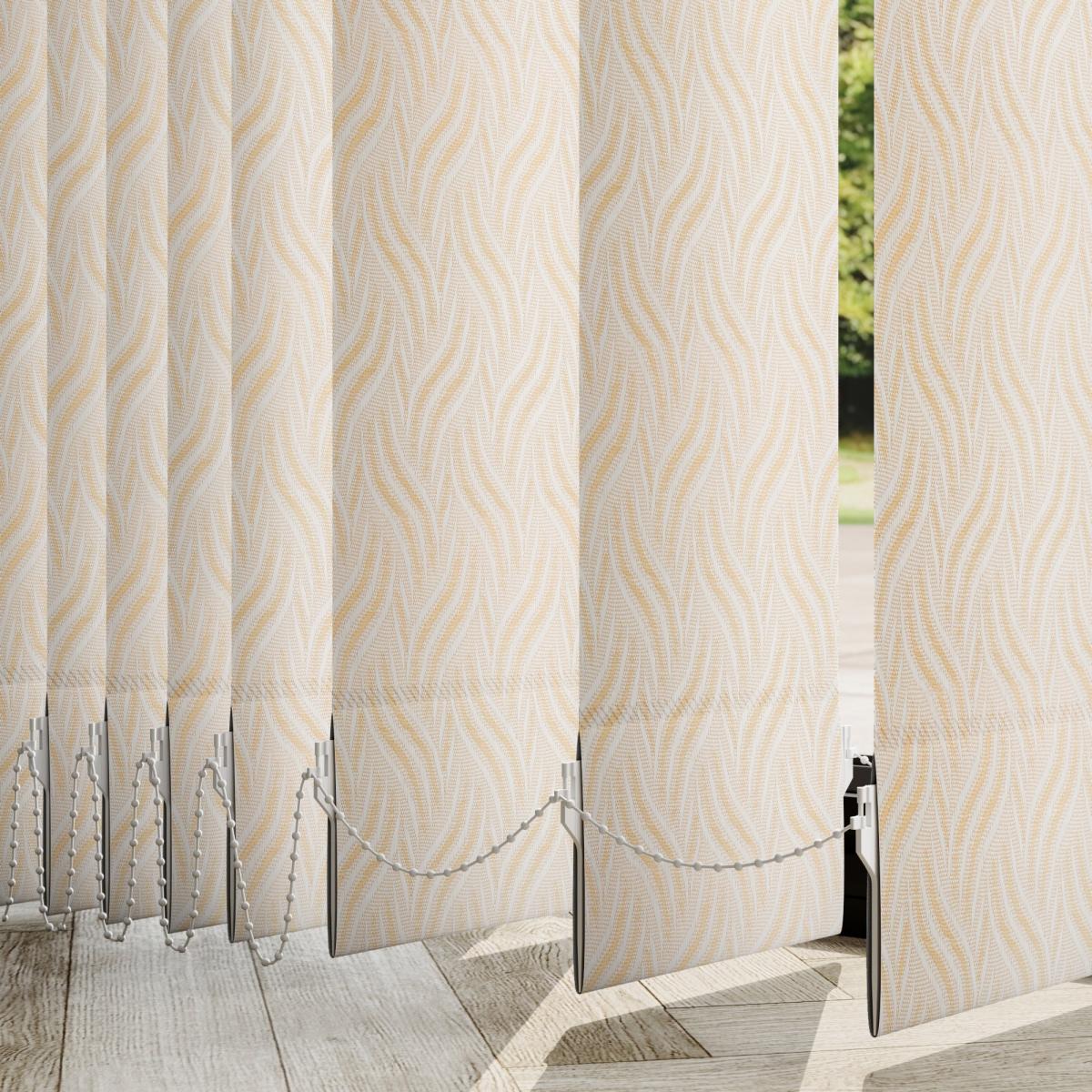Neptune Made to Measure Vertical Blind Beige – image 1