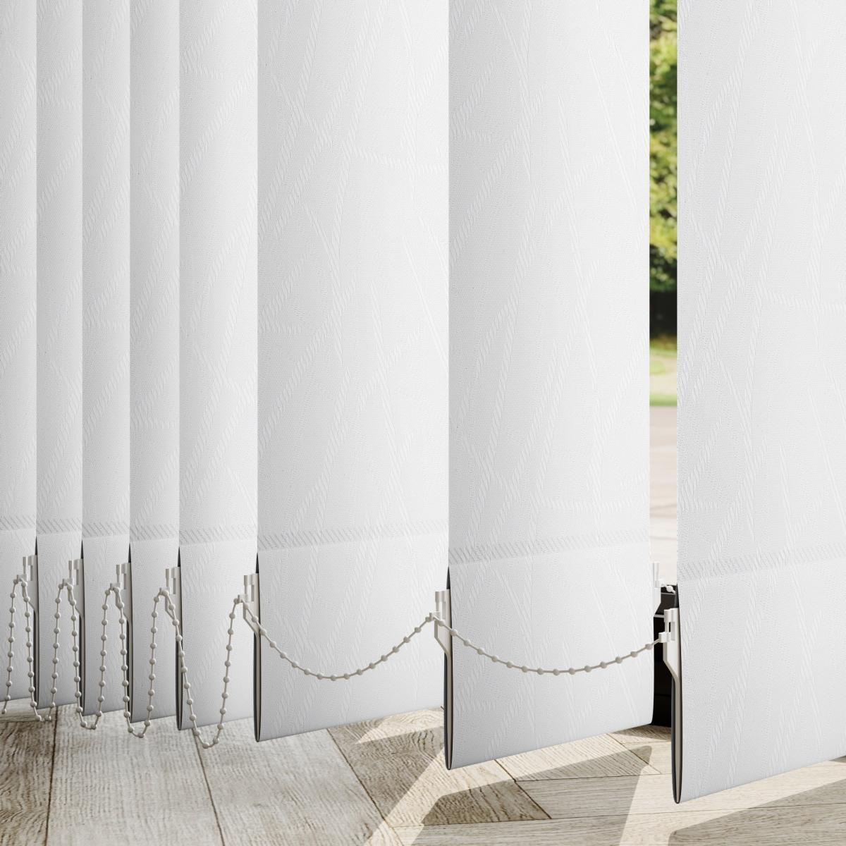 Sabella Made to Measure Vertical Blind White – image 1