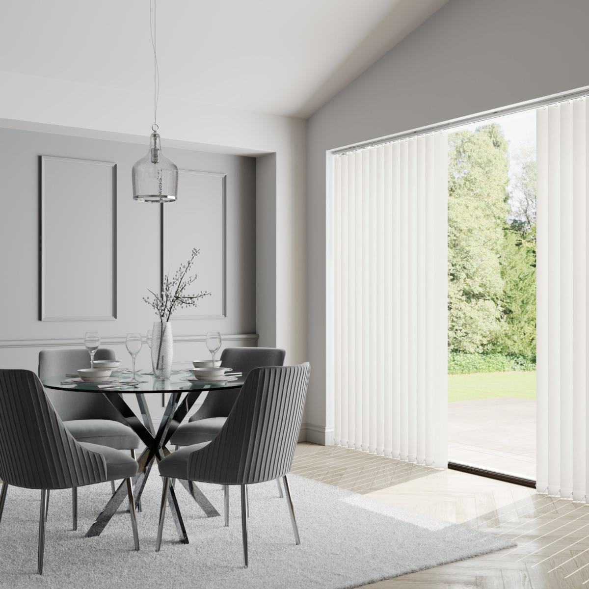 Devon Made to Measure Vertical Blind White – image 3