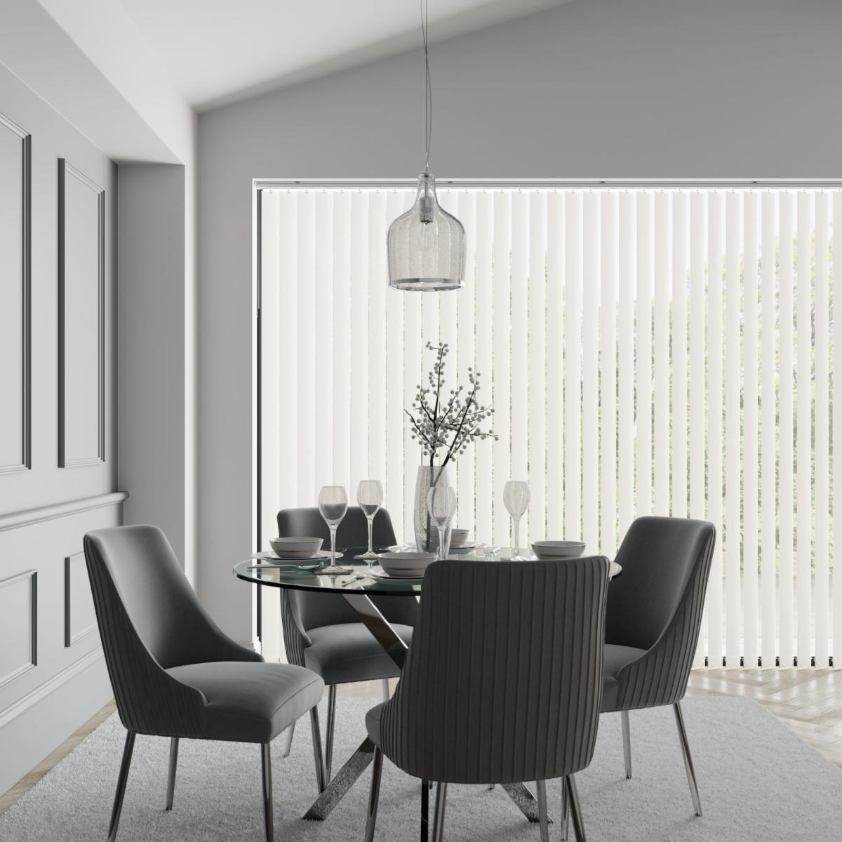Devon Made to Measure Vertical Blind White – image 4