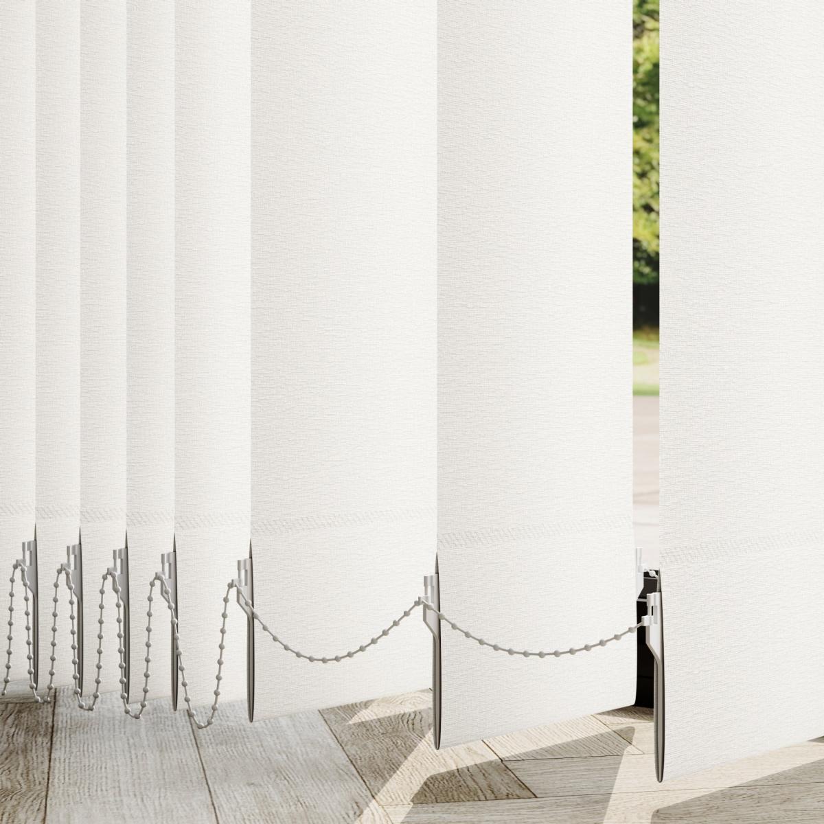 Devon Made to Measure Vertical Blind White – image 1