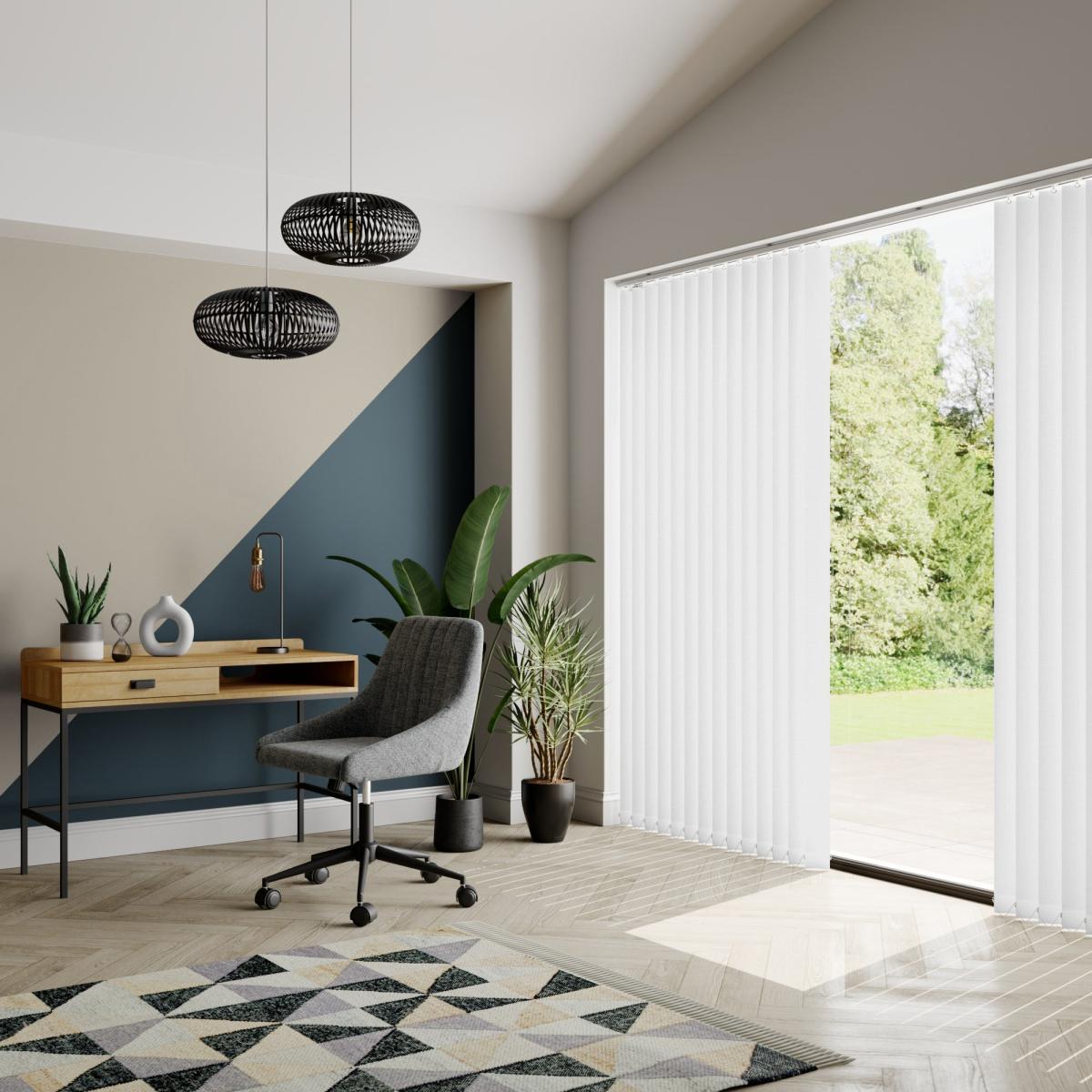 Malimo Made to Measure Vertical Blind White – image 3