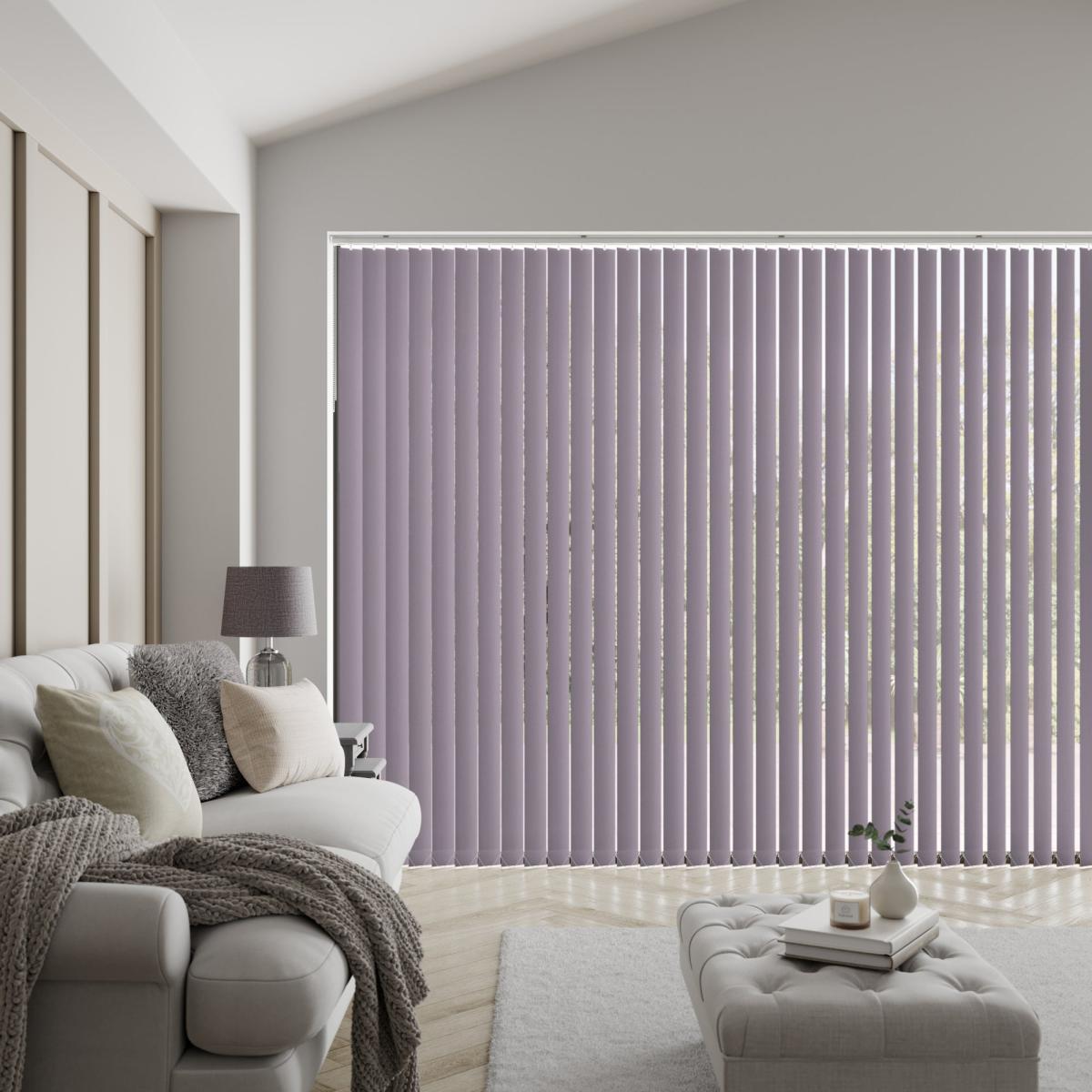 Splash Made to Measure Vertical Blind Purple – image 4