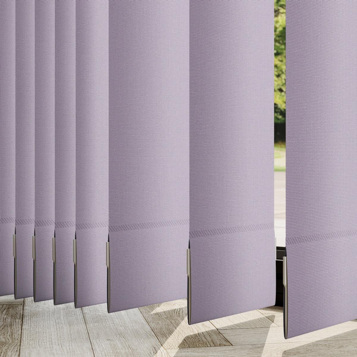 Splash Made to Measure Vertical Blind Purple – image 5