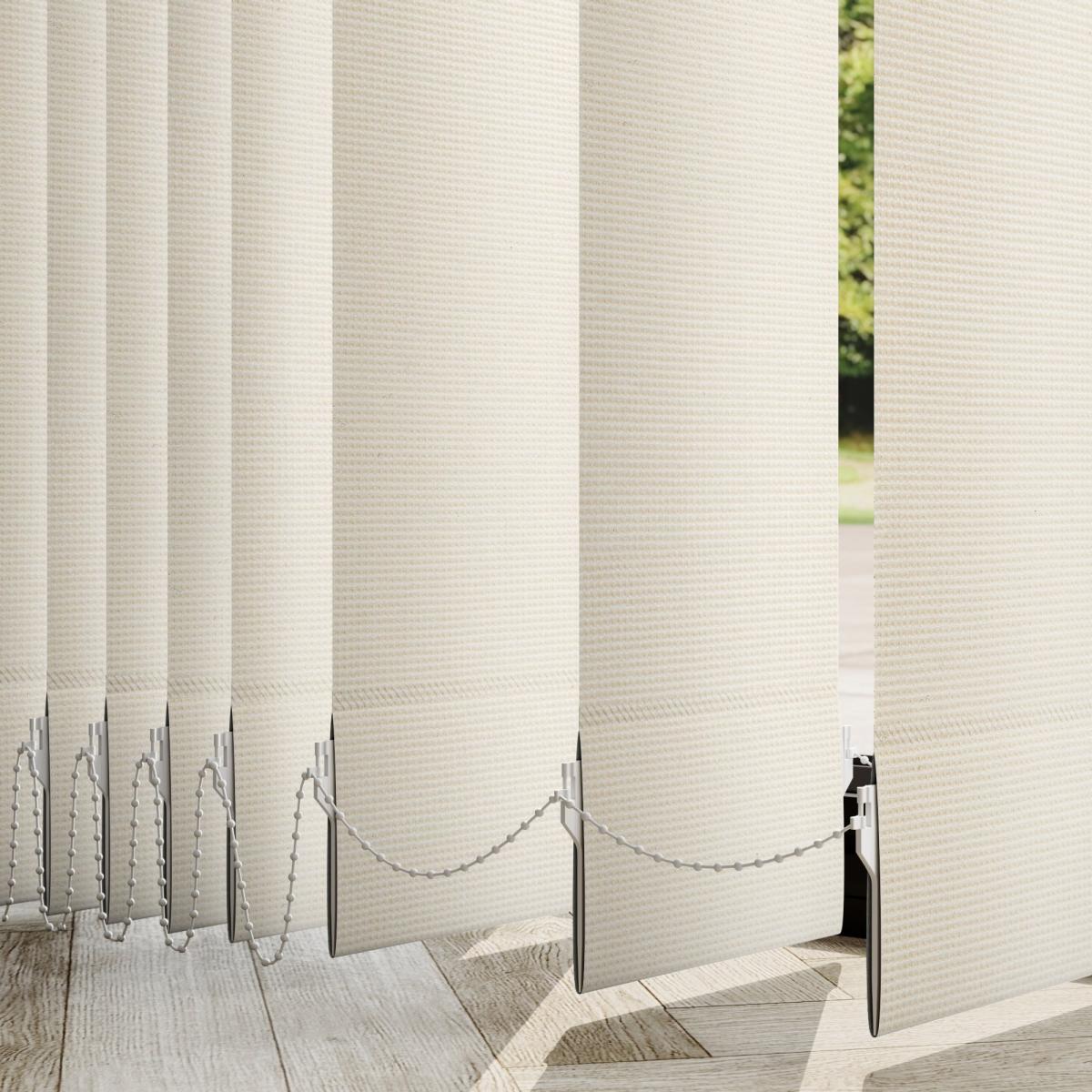Azure Made to Measure Vertical Blind Cream – image 1