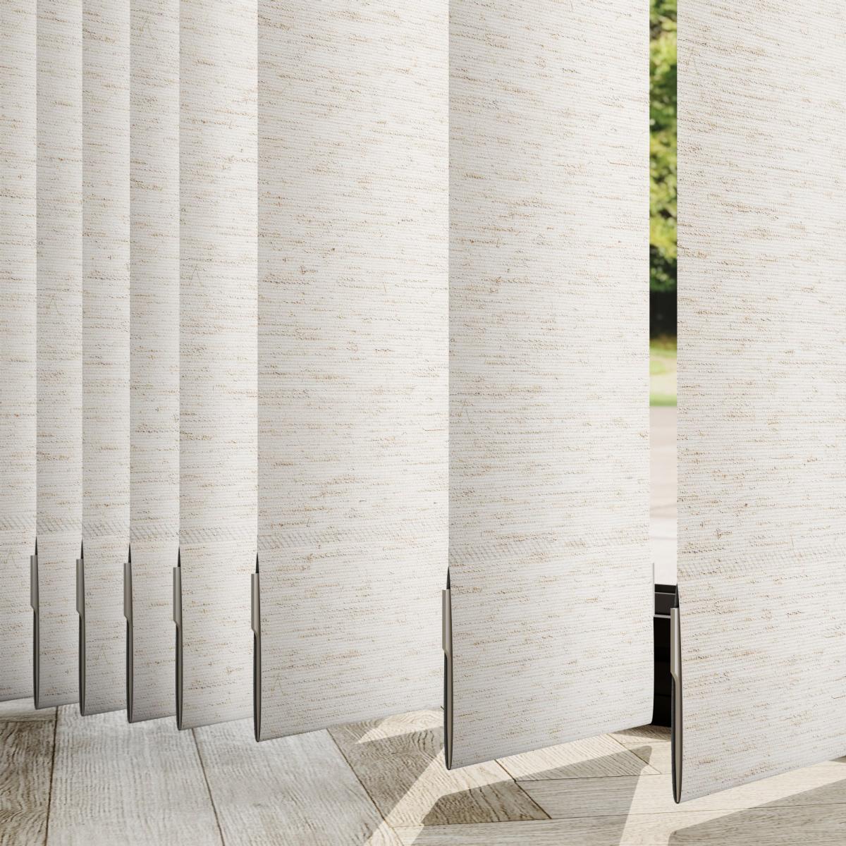 Linen Made to Measure Vertical Blind Beige – image 5