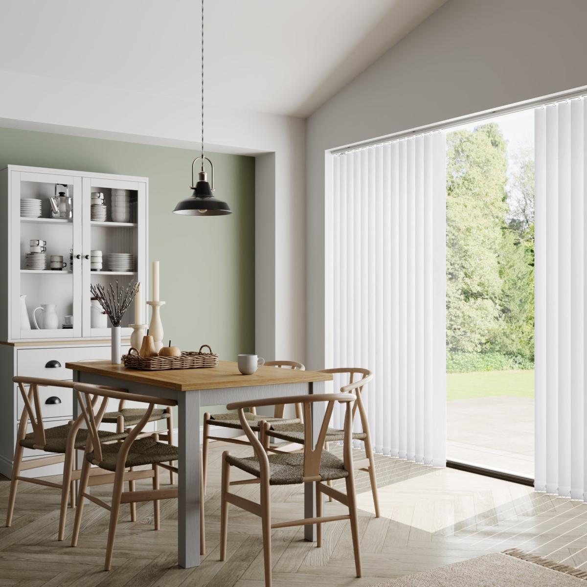 Fern Made to Measure Vertical Blind White – image 3