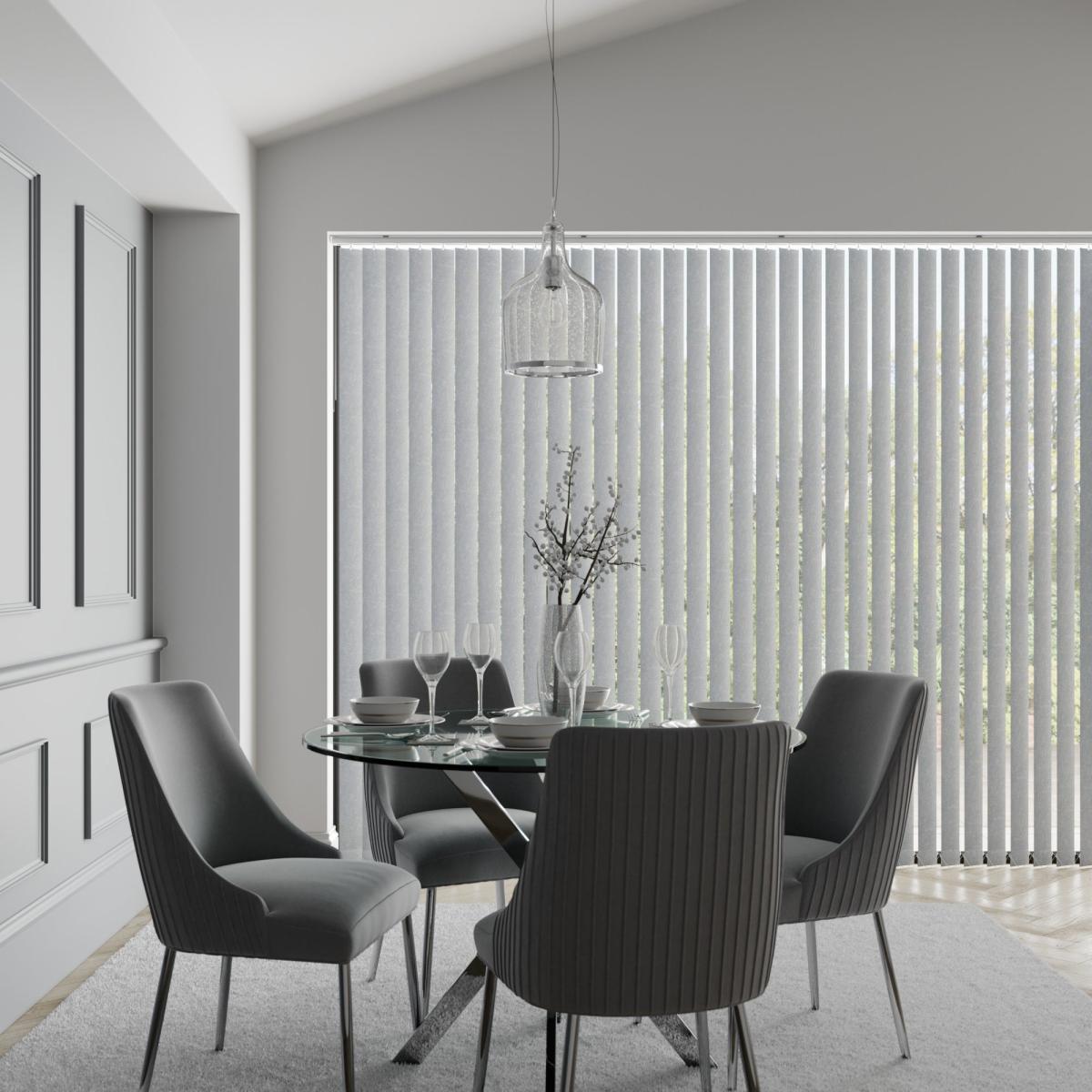 Atlantic Made to Measure Vertical Blind Grey – image 4
