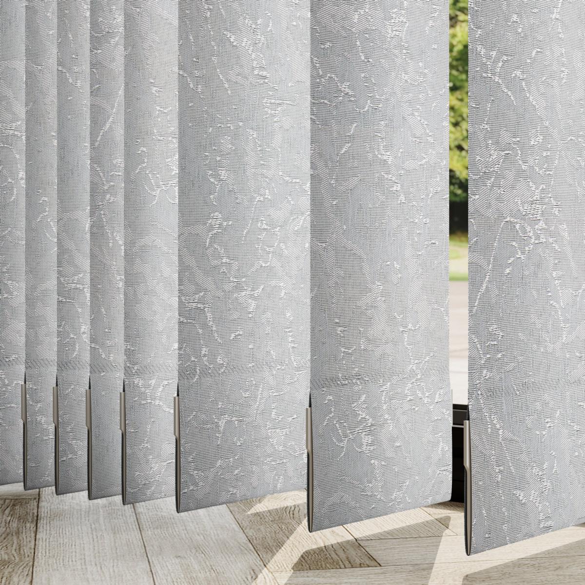 Atlantic Made to Measure Vertical Blind Grey – image 5