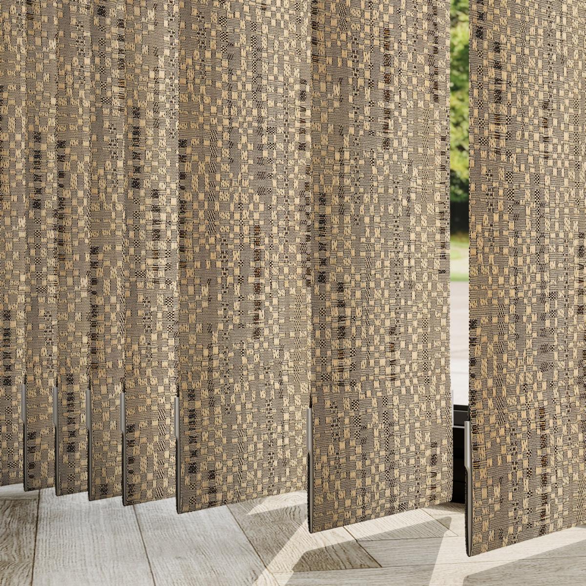 Empire Made to Measure Vertical Blind Beige/Black – image 5