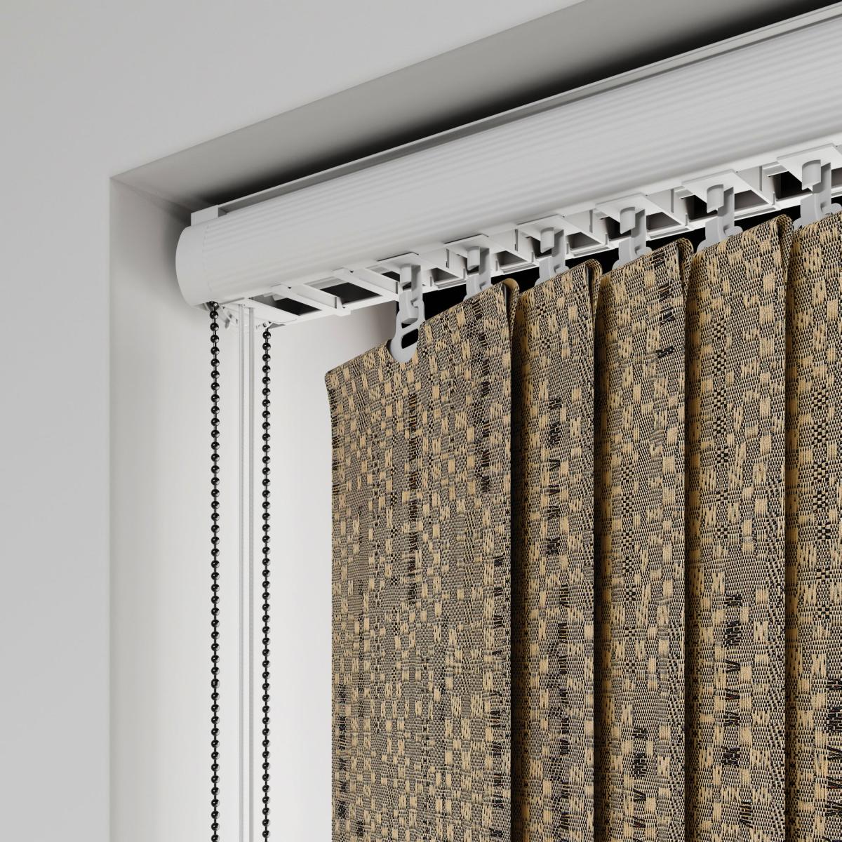 Empire Made to Measure Vertical Blind Beige/Black – image 6