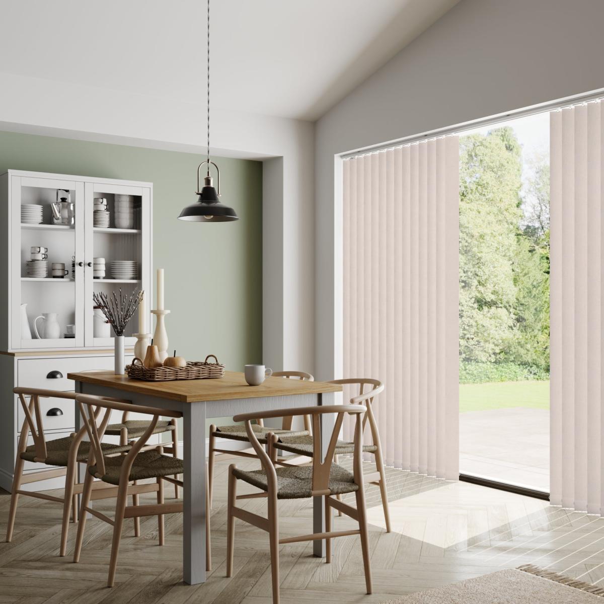 Fleur Made to Measure Vertical Blind Brown – image 3