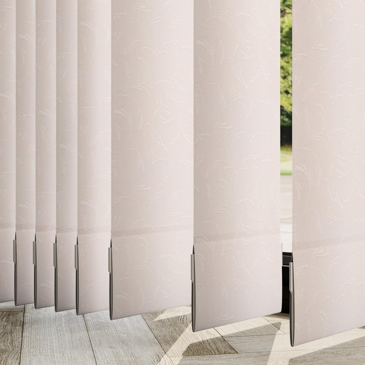 Fleur Made to Measure Vertical Blind Brown – image 5