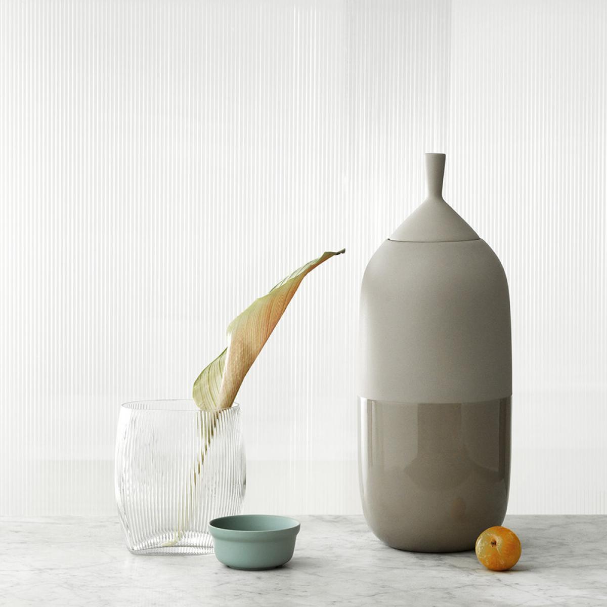 Normann Copenhagen - Pepo Jar - 48cm - Grey – image 3