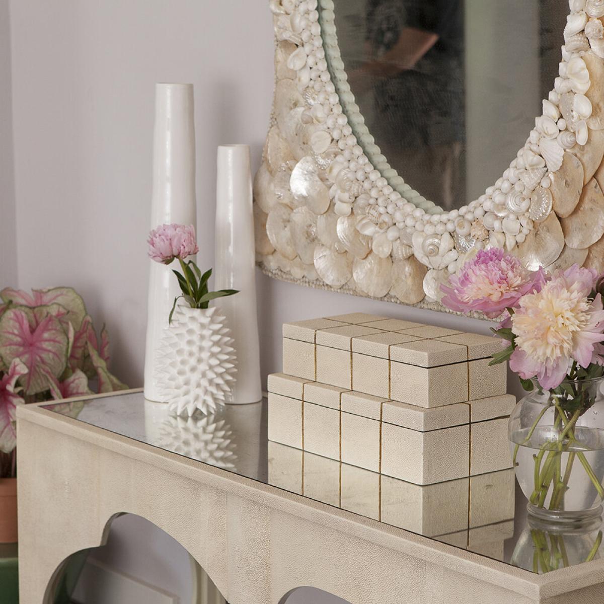 Made Goods - Irma Porcelain Vase - White - Large – image 4