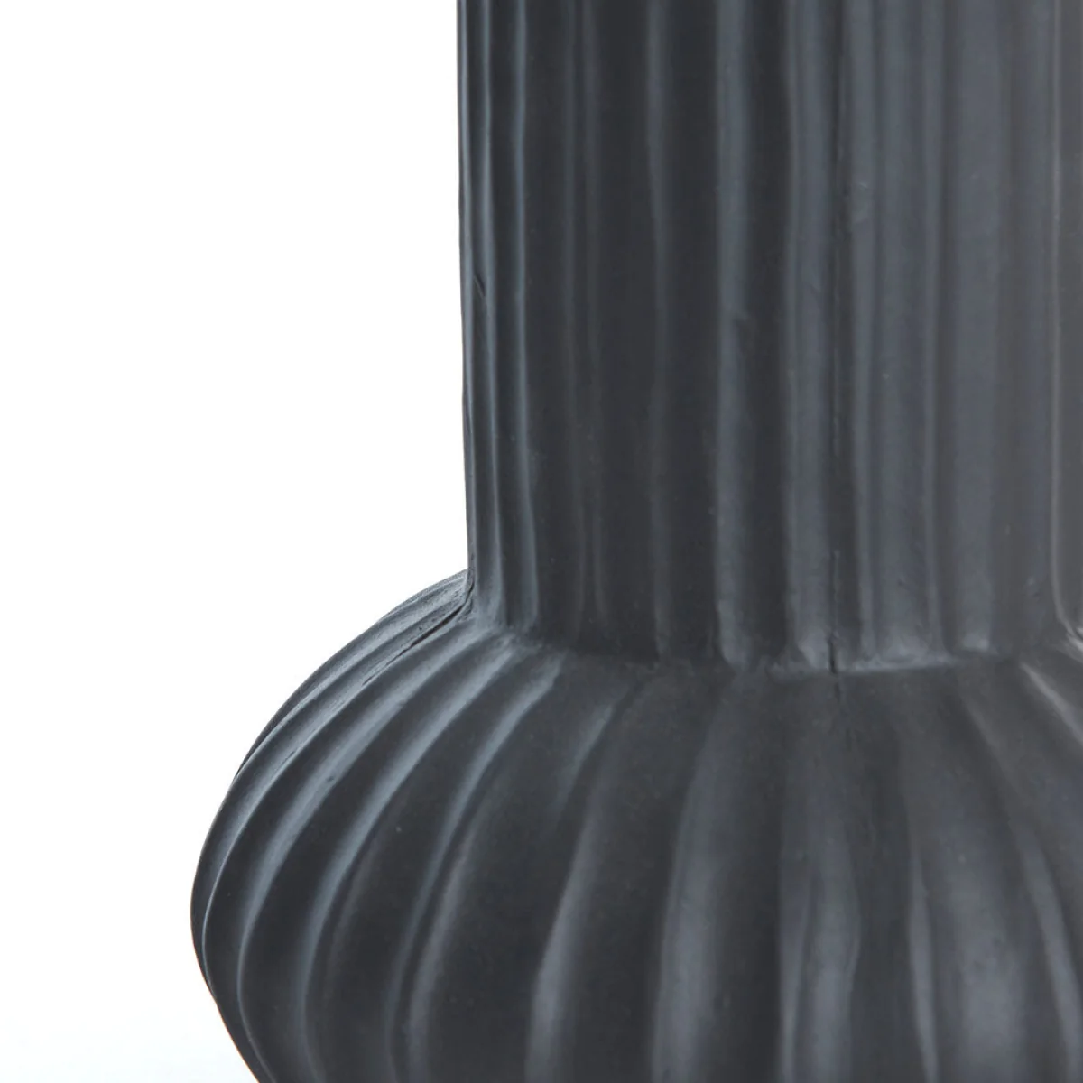 Tall Matt Black Vase – image 2