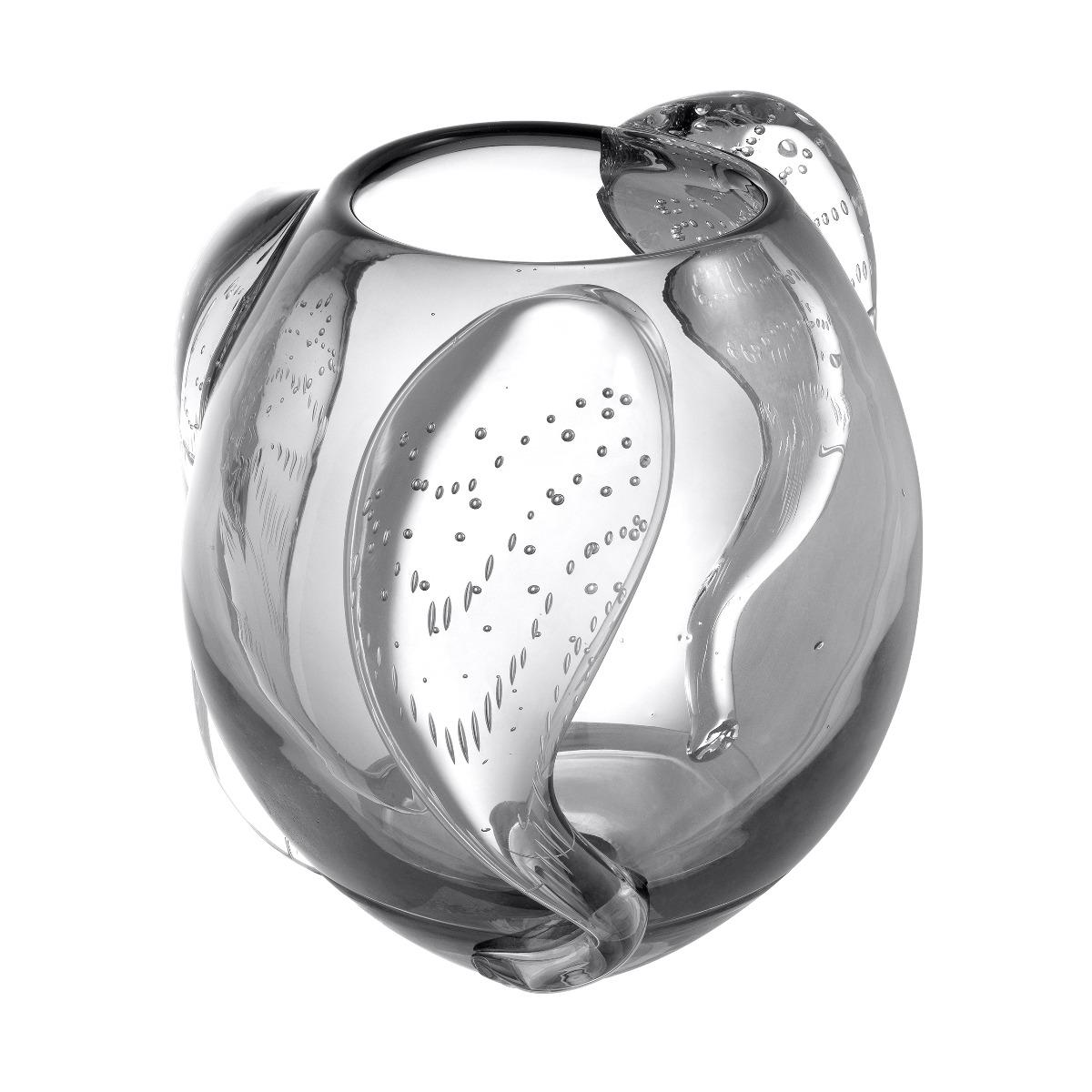 Eichholtz Sianluca Vase L Grey, Silver | Barker & Stonehouse – image 2