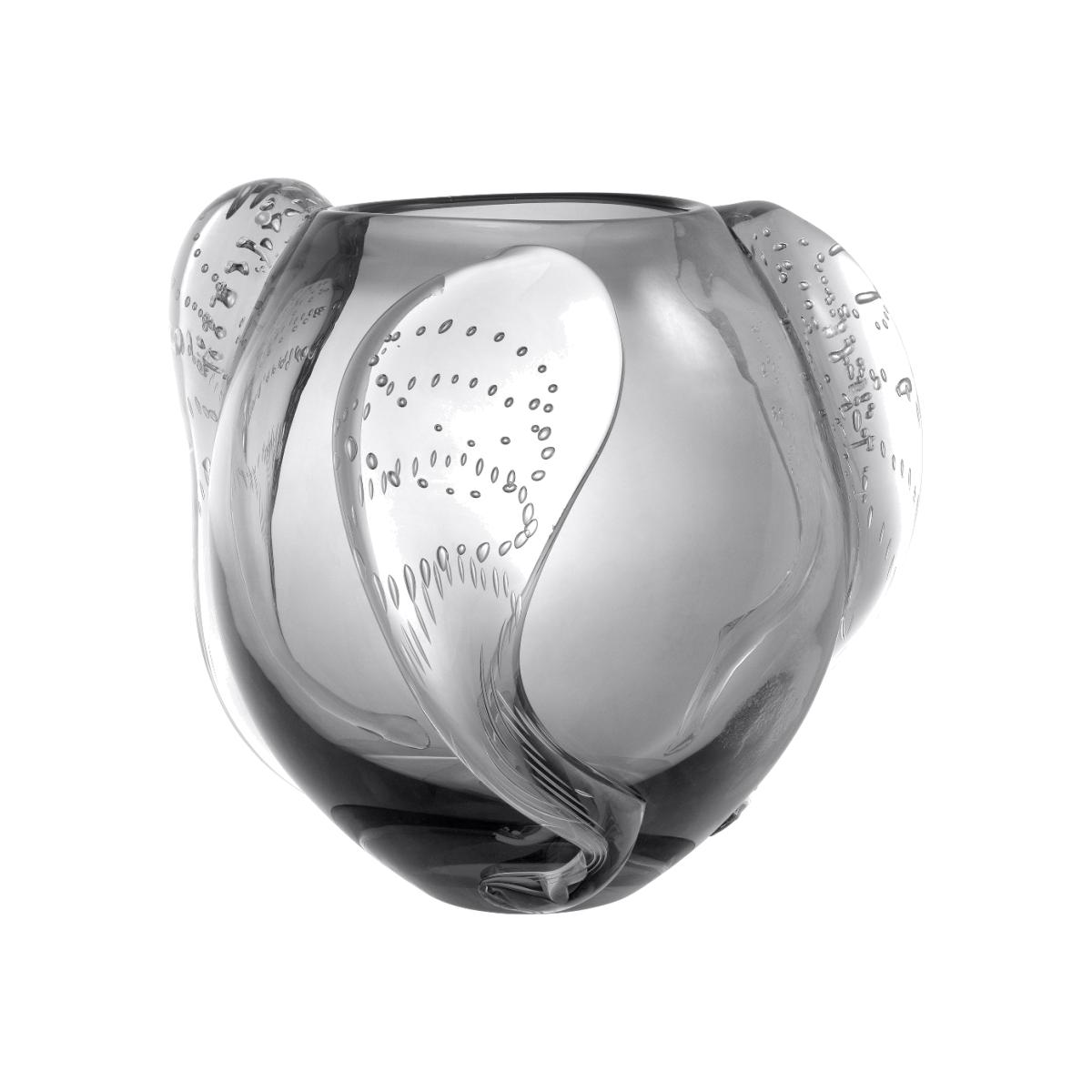 Eichholtz Sianluca Vase L Grey, Silver | Barker & Stonehouse – image 1