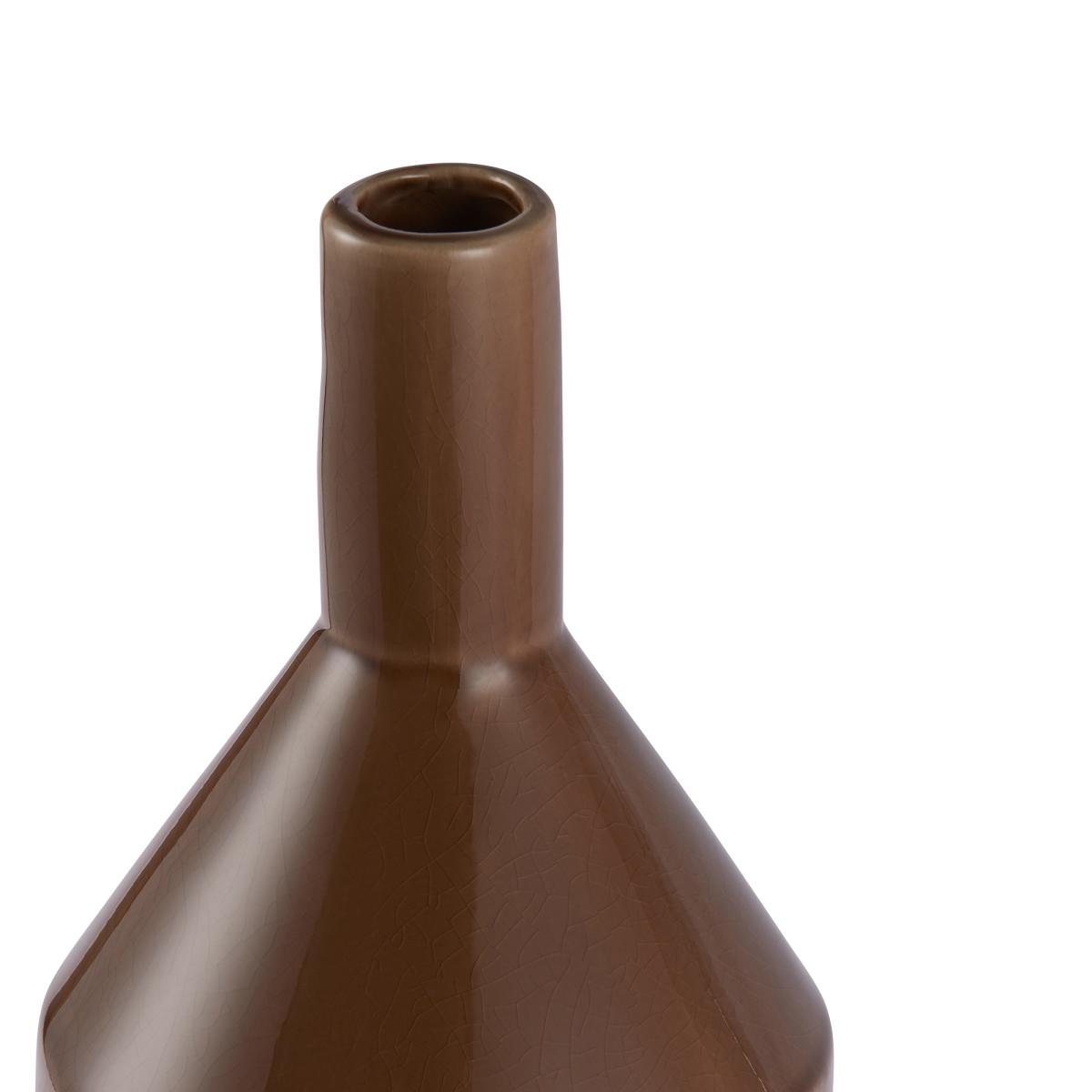 Rust Ceramic Vase, Brown | Barker & Stonehouse – image 2