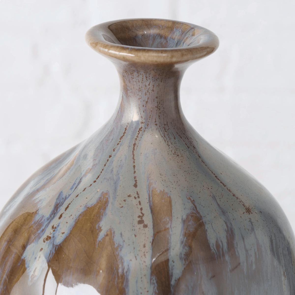 Glazed Vase, Brown Ceramic | Barker & Stonehouse – image 2