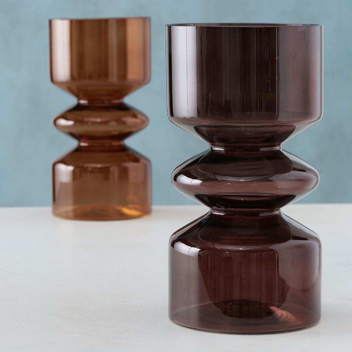 Burgundy shaped Vase, Red Glass | Barker & Stonehouse – image 2