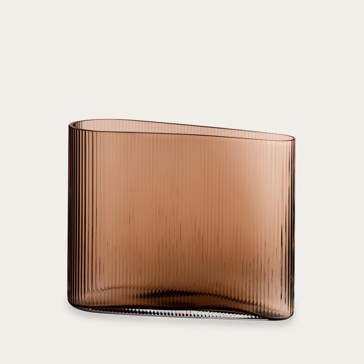 Caramel Mist Vase Wide – image 1