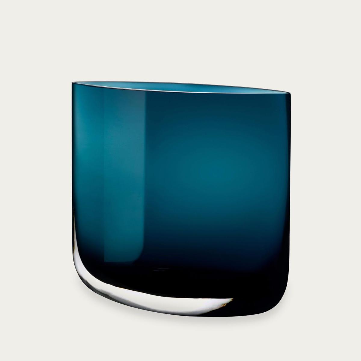 Petroleum Green Blade Vase Regular – image 1
