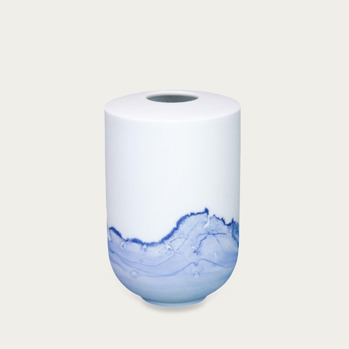 Cobalt Blue Tide Vase 14cm