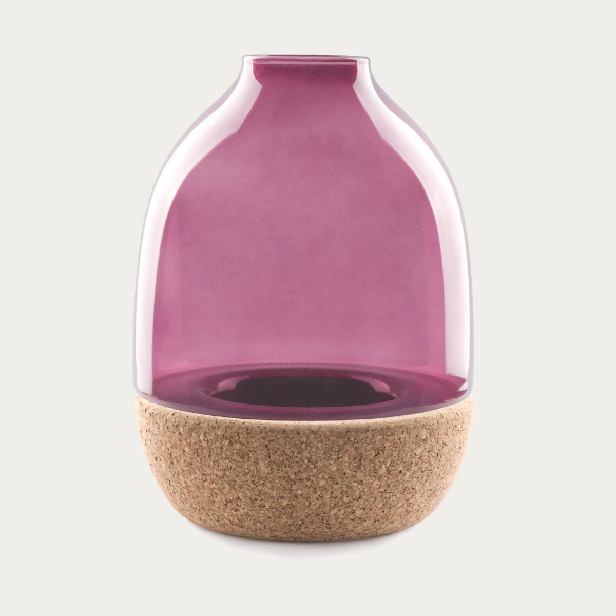 Purple Glass Pitaro Vase