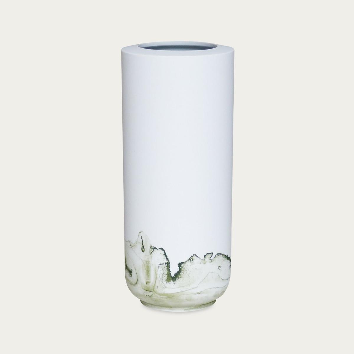 Moss Green Tide Vase 25cm