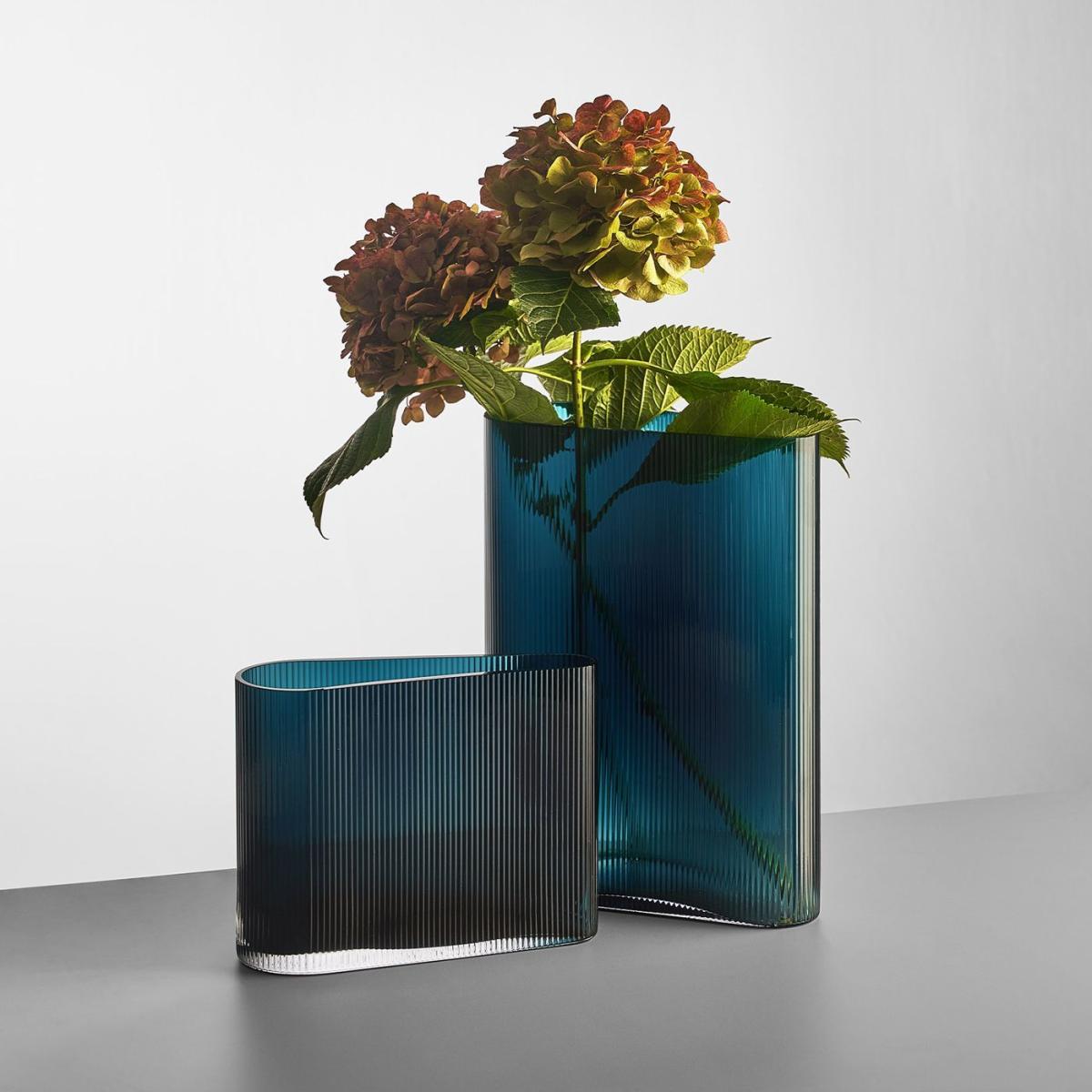 Petroleum Green Mist Vase Tall – image 3