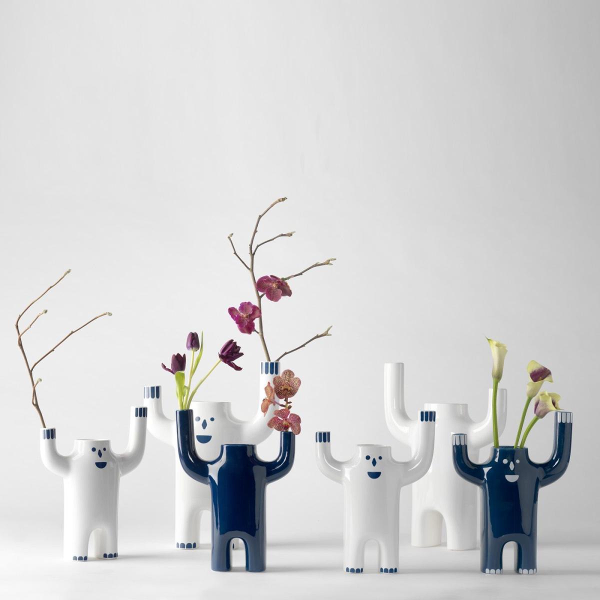 Blue Happy Susto Vases - Small – image 3