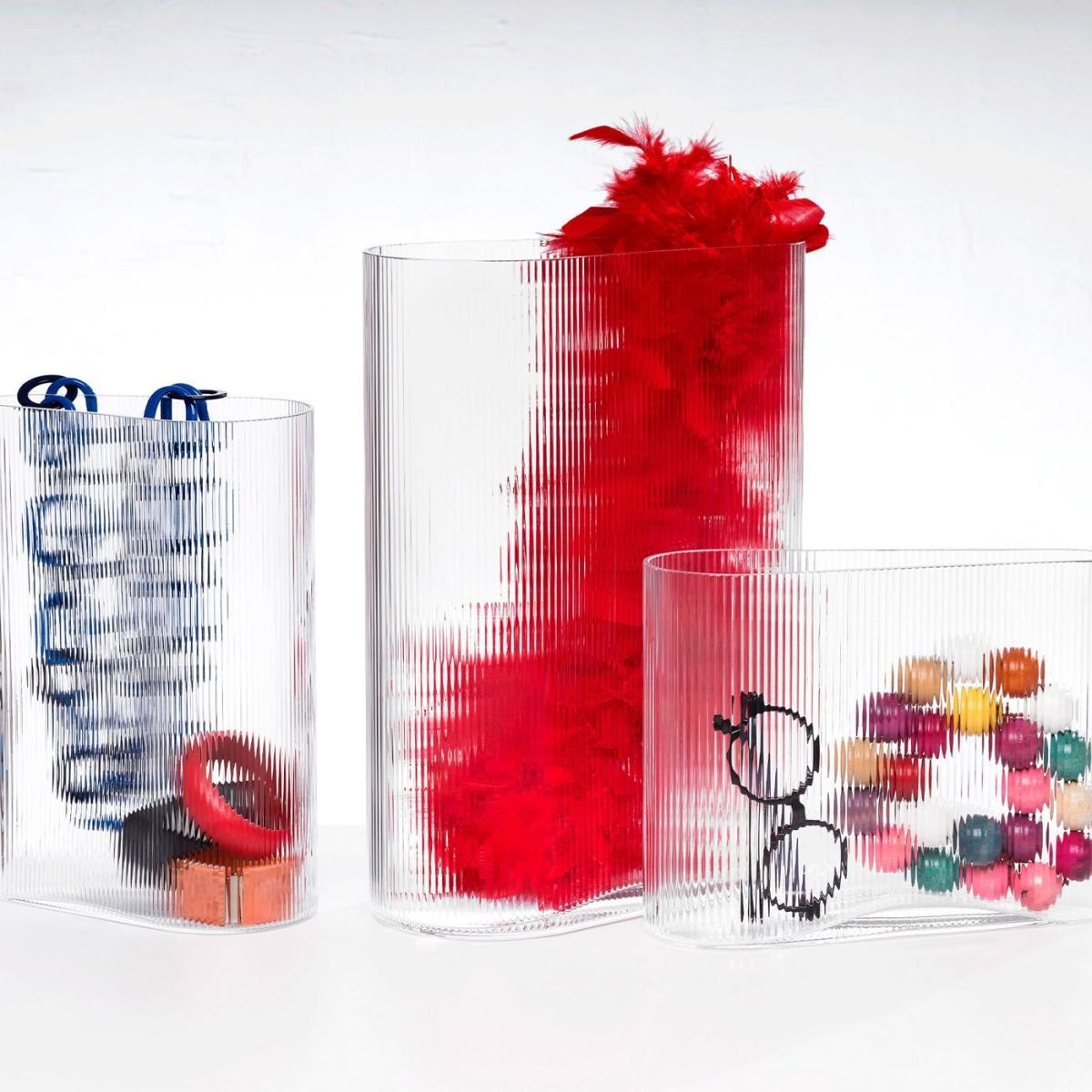Clear Mist Vase Wide – image 2