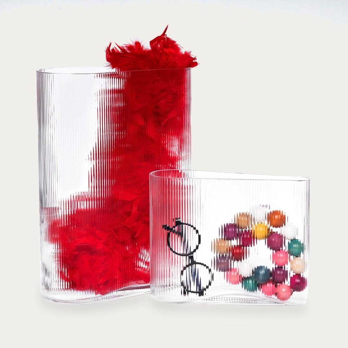 Clear Mist Vase Wide – image 5